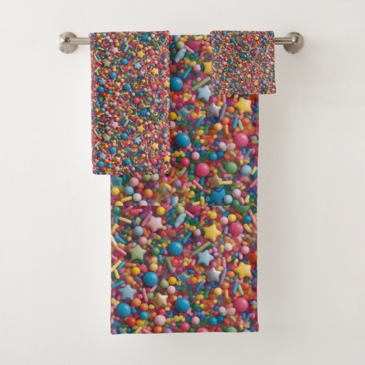 Regenboogstrooisel Bad Handdoek (Insitu)