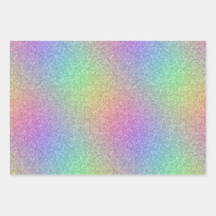 Regenboogstrooiselpapier Inpakpapier Vel