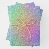 Regenboogstrooiselpapier voor het ompakken van reg inpakpapier vel (In situ)