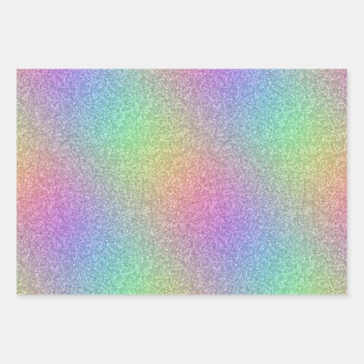 Regenboogstrooiselpapier voor het ompakken van reg inpakpapier vel (Voorkant)