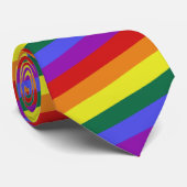 Regenboogstropdas Stropdas (Opgerold)