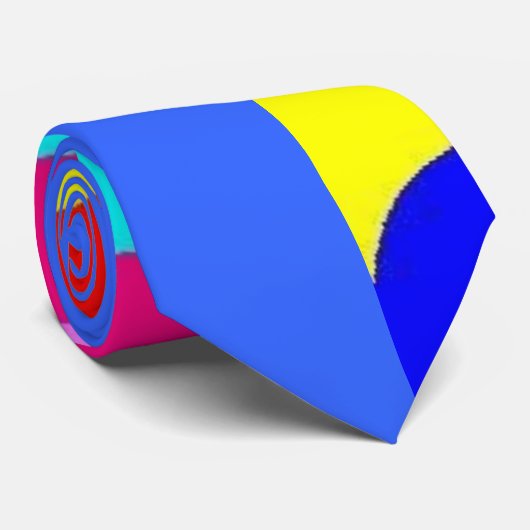 RegenboogStropdas Stropdas (Opgerold)