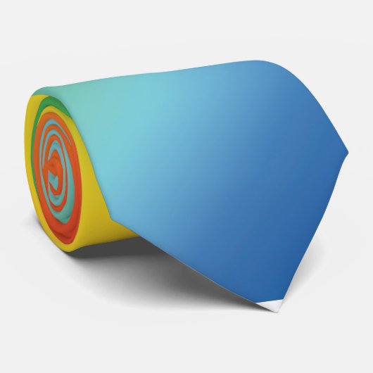 RegenboogStropdas Stropdas (Opgerold)