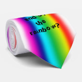 RegenboogStropdas Stropdas (Opgerold)