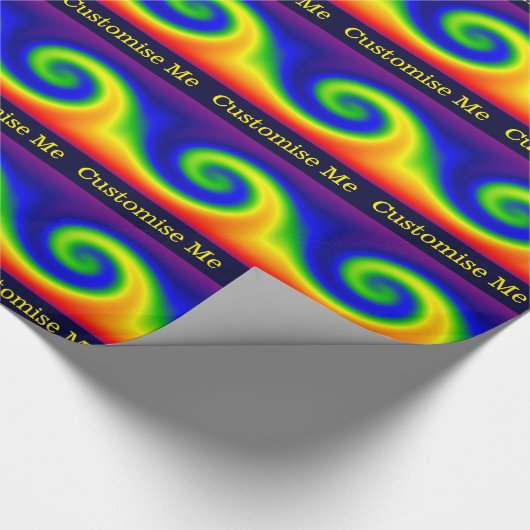 RegenboogSurf Cadeaupapier (Hoek)