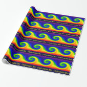 RegenboogSurf Cadeaupapier (Uitgerold)