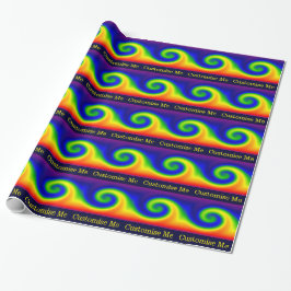 RegenboogSurf Cadeaupapier