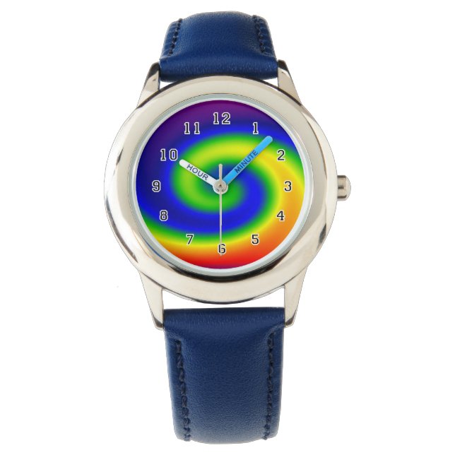 RegenboogSurf Horloge (Voorkant)