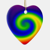 RegenboogSurf Keramisch Ornament (Rechts)