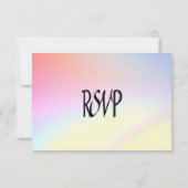 RegenboogSVP met boomkeuzen RSVP Kaartje (Achterkant)