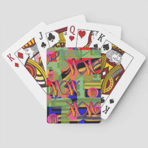 Regenboogsymbolen  pokerkaarten
