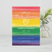 Regenboogtaart in vet kaart (Staand voorkant)