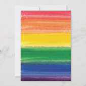 Regenboogtaart in vet kaart (Achterkant)