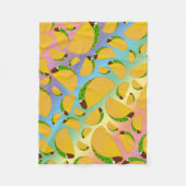 Regenboogtacos Fleece Deken (Voorkant)