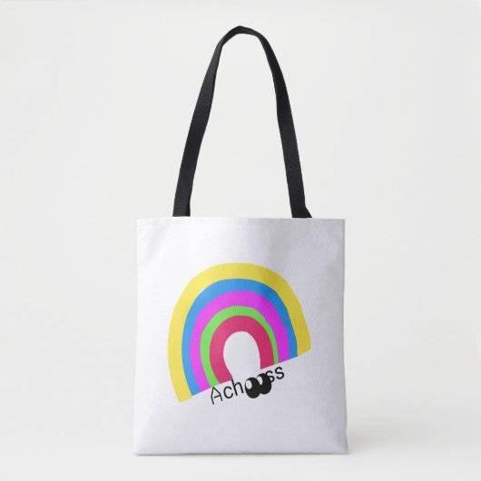 Regenboogtas Tote Bag (Voorkant)