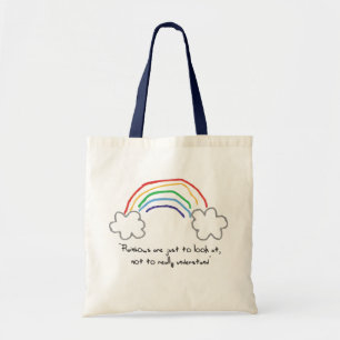 regenboogtas tote bag