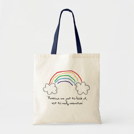 regenboogtas tote bag (Voorkant)