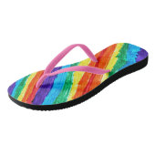 RegenboogTeenslippers Teenslippers (Schuin)