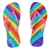 RegenboogTeenslippers Teenslippers (Voetbed)