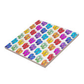 RegenboogTeenslippers Tegeltje (Zijkant)