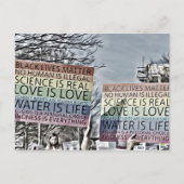 Regenboogteken Briefkaart (Voorkant)