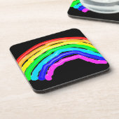 Regenboogtekening Bier Onderzetter (Linkerzijde)