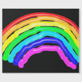 Regenboogtekening Cadeaupapier (Vlak)
