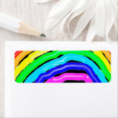 Regenboogtekening Etiket (Insitu)