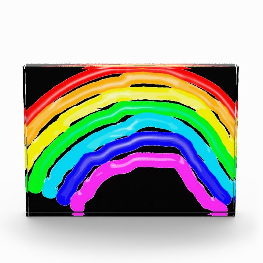 Regenboogtekening Fotoblokken (Voorkant)