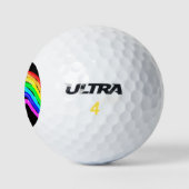 Regenboogtekening Golfballen (Logo)