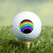 Regenboogtekening Golfballen (Insitu Shirt)