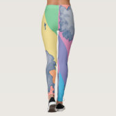 Regenboogtekening Leggings (Achterkant)