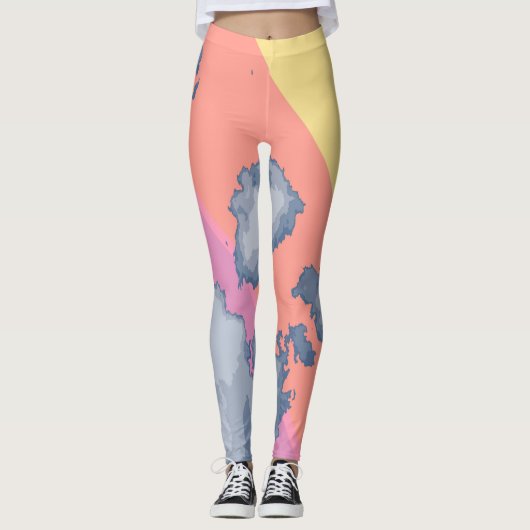 Regenboogtekening Leggings (Voorkant)