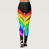 Regenboogtekening Leggings (Achterkant)