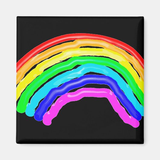 Regenboogtekening Magneet (Voorkant)