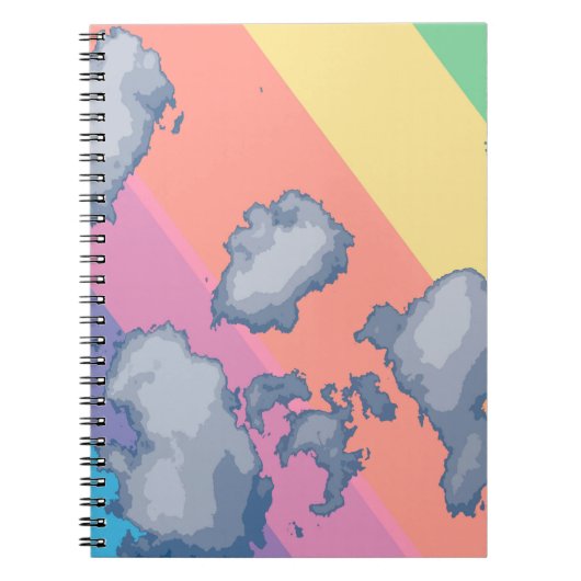 Regenboogtekening Notitieboek (Voorkant)