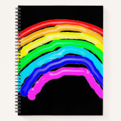 Regenboogtekening Notitieboek (Voorkant)