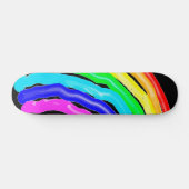 Regenboogtekening Persoonlijk Skateboard (Horizontaal)