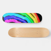 Regenboogtekening Persoonlijk Skateboard (Horizontaal)
