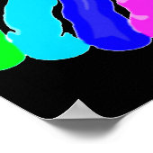 Regenboogtekening Poster (Hoek)