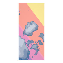 Regenboogtekening Reclamekaart