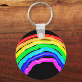 Regenboogtekening Sleutelhanger (Voorkant)