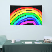 Regenboogtekening Spandoek (Beurs)