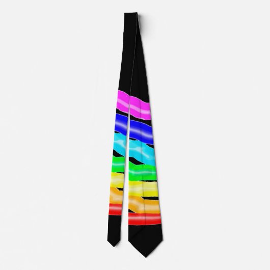 Regenboogtekening Stropdas (Achterkant)