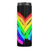 Regenboogtekening Thermosbeker (Achterkant)