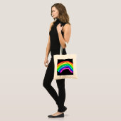 Regenboogtekening Tote Bag (Voorkant (model))