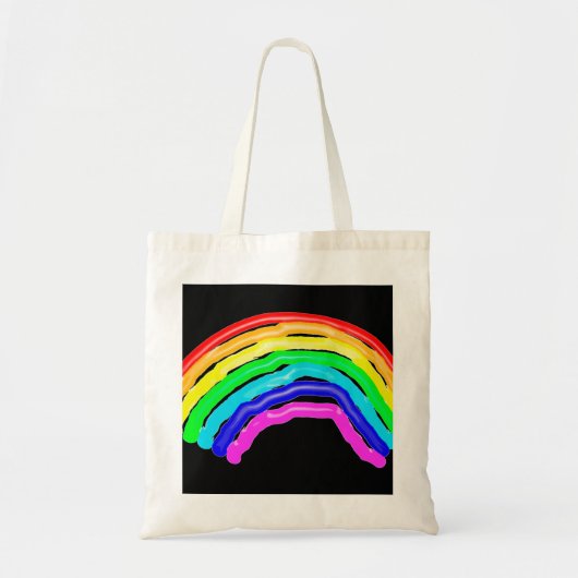 Regenboogtekening Tote Bag (Voorkant)