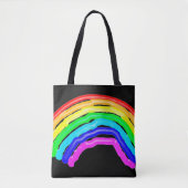 Regenboogtekening Tote Bag (Voorkant)