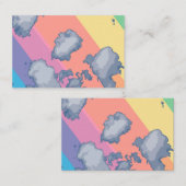 Regenboogtekening Visitekaartje (Voorkant / Achterkant)