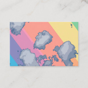 Regenboogtekening Visitekaartje